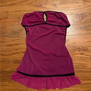 ICollection Magenta and Black mini dress